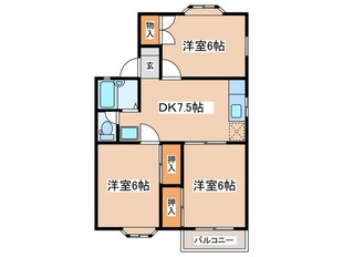 スリ－ウッドの物件間取画像